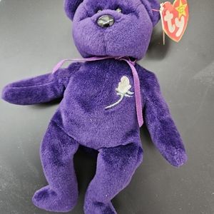 1st Edition 'Princess' (Diana) Beanie Baby - 1997